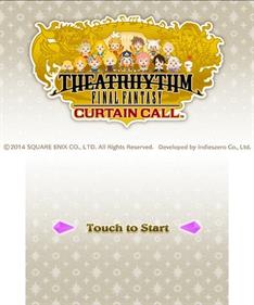 Theatrhythm Final Fantasy: Curtain Call - Screenshot - Game Title Image