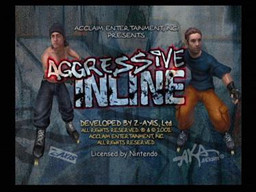 Aggressive Inline - Screenshot - Game Title Image