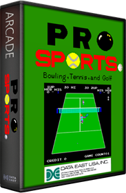 Pro Sports: Bowling, Tennis, and Golf - Box - 3D Image