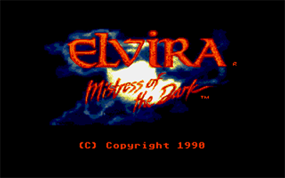 Elvira: The Fantasy Adventure - Screenshot - Game Title Image