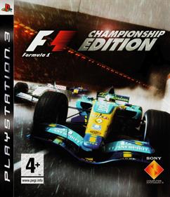 Formula One Championship Edition - Box - Front Image