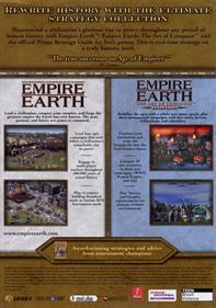 Empire Earth: Gold Edition - Box - Back Image