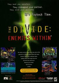 The Divide: Enemies Within - Advertisement Flyer - Front Image