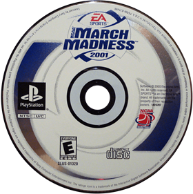NCAA March Madness 2001 - Disc Image