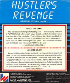 Hustler's Revenge - Box - Back Image