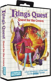 King's Quest: Quest for the Crown - Box - 3D Image
