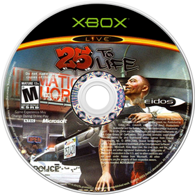 25 To Life - Disc Image