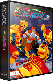 Fighting Ice Hockey - Box - 3D Image
