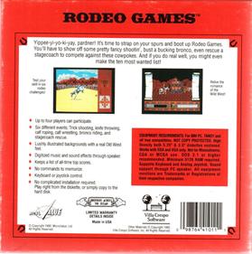 Rodeo Games - Box - Back Image