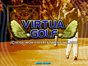 Virtua Golf - Screenshot - Game Title Image