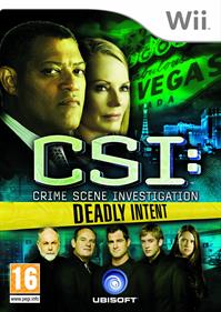 CSI: Deadly Intent - Box - Front Image