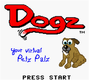 Dogz: Your Virtual Petz Palz - Screenshot - Game Title Image