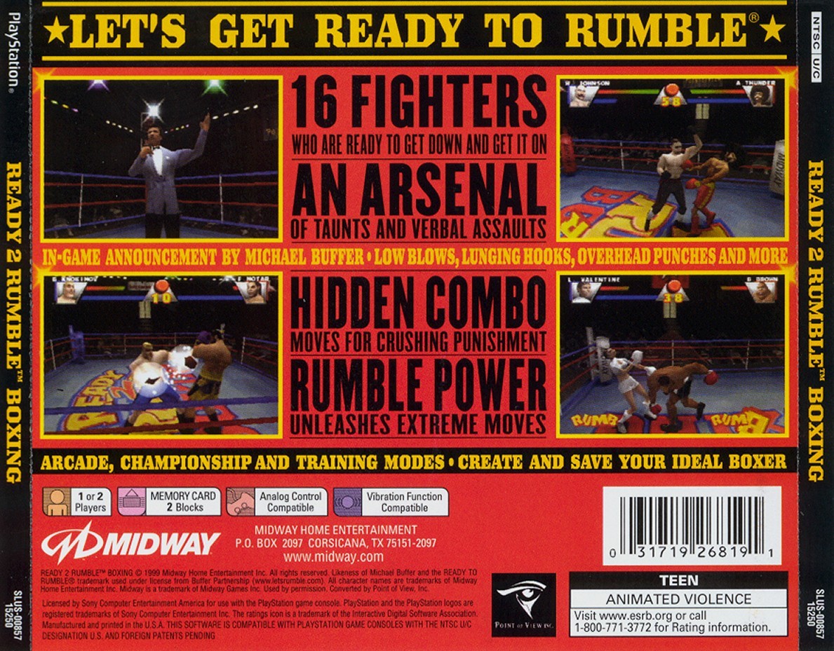 Ready 2 Rumble Boxing Images - LaunchBox Games Database