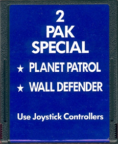 2 Pak Special: Planet Patrol / Wall Defender - Cart - Front Image