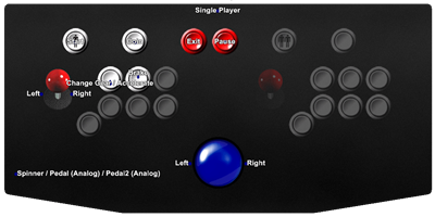 Speed Buggy - Arcade - Controls Information Image