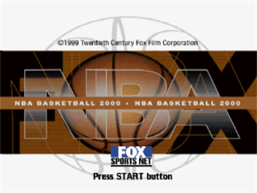 NBA Basketball 2000 - Screenshot - Game Title Image