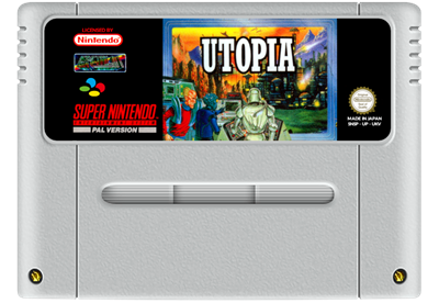Utopia: The Creation of a Nation - Fanart - Cart - Front Image