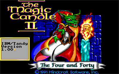 The Magic Candle II: The Four and Forty - Screenshot - Game Title Image