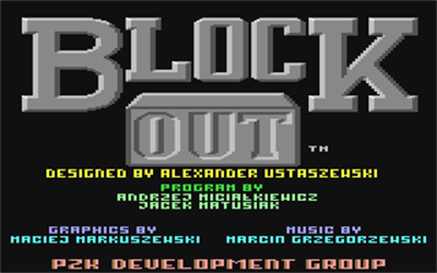 Block Out - Screenshot - Game Title Image