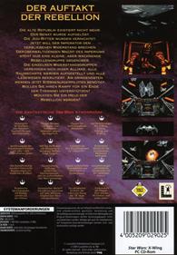 Star Wars: X-Wing (Collector's CD-ROM) - Box - Back Image