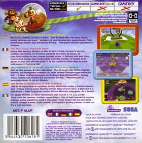 Super Monkey Ball Jr. - Box - Back Image