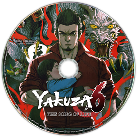 Yakuza 6: The Song of Life - Fanart - Disc Image