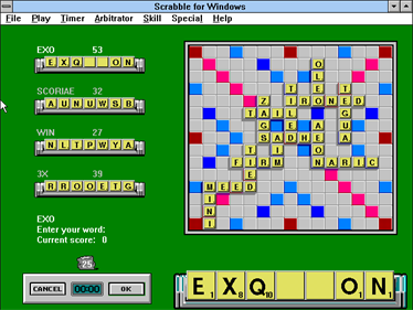 Deluxe Scrabble for Windows - Screenshot - Gameplay Image