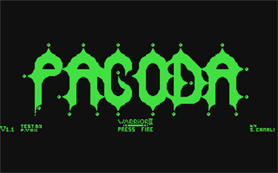 Pagoda Warrior II - Screenshot - Game Title Image