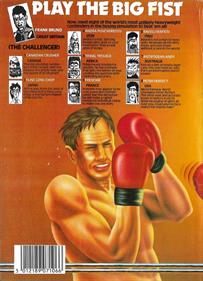 Frank Bruno's Boxing - Box - Back Image