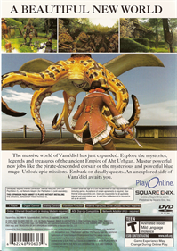 Final Fantasy XI: Treasures of Aht Urghan - Box - Back Image