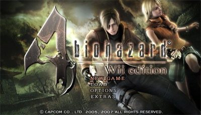 Resident Evil 4: Wii Edition - Screenshot - Game Title Image