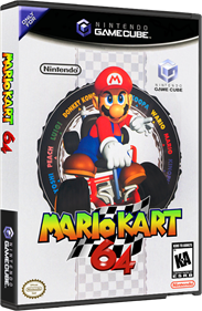 Mario Kart 64 - Box - 3D Image