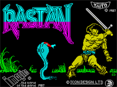 Rastan - Screenshot - Game Title