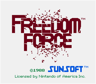 Freedom Force - Screenshot - Game Title Image