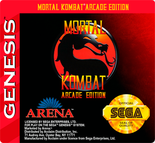 Mortal Kombat Arcade Edition - Fanart - Box - Front Image