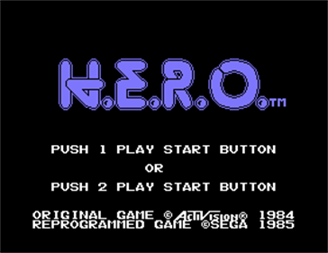 H.E.R.O. - Screenshot - Game Title