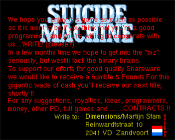 Suicide Machine - Screenshot - Game Title Image