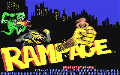 Rampage (European Version) - Screenshot - Game Title Image
