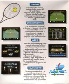 Simulador Profesional de Tenis - Box - Back Image