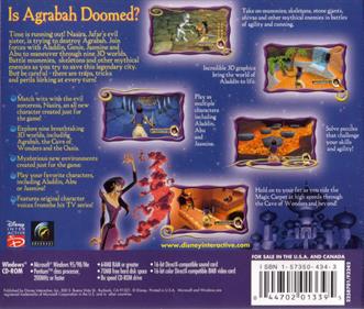 Disney's Aladdin in Nasira's Revenge - Box - Back Image