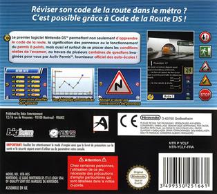 Code de la Route DS - Box - Back Image