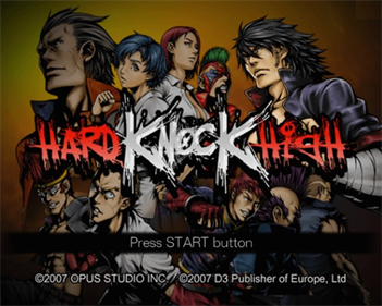 Hard Knock High - Screenshot - Game Title Image