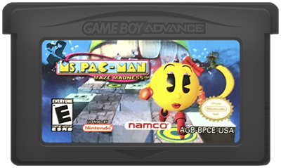 Ms. Pac-Man Maze Madness - Cart - Front Image