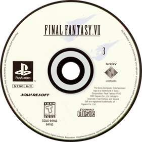 Final Fantasy VII - Disc Image