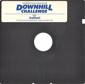 Downhill Challenge (Brøderbund Software) - Disc Image