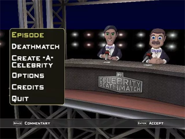 MTV Celebrity Deathmatch - Screenshot - Game Select Image