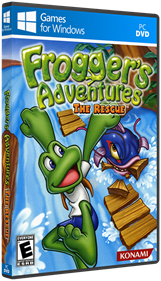 Frogger's Adventures: The Rescue - Box - 3D Image