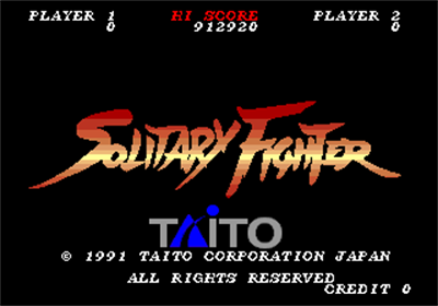 Solitary Fighter - Screenshot - Game Title Image