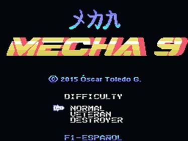 Mecha 9: The Ultimate Galactic Battle - Screenshot - Game Title Image