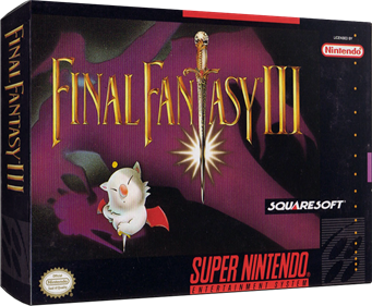 Final Fantasy III - Box - 3D Image